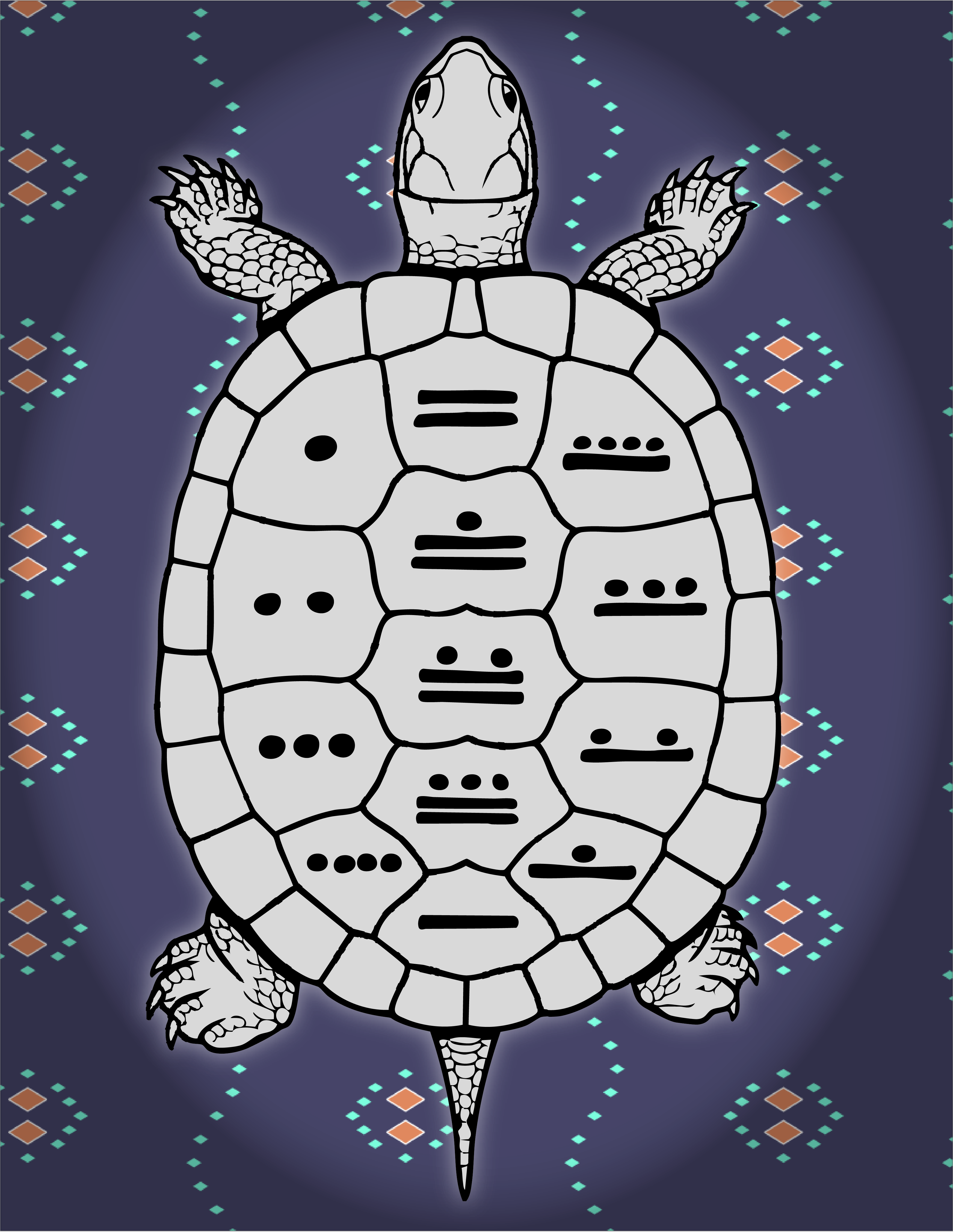 Sacred Turtle Illustration